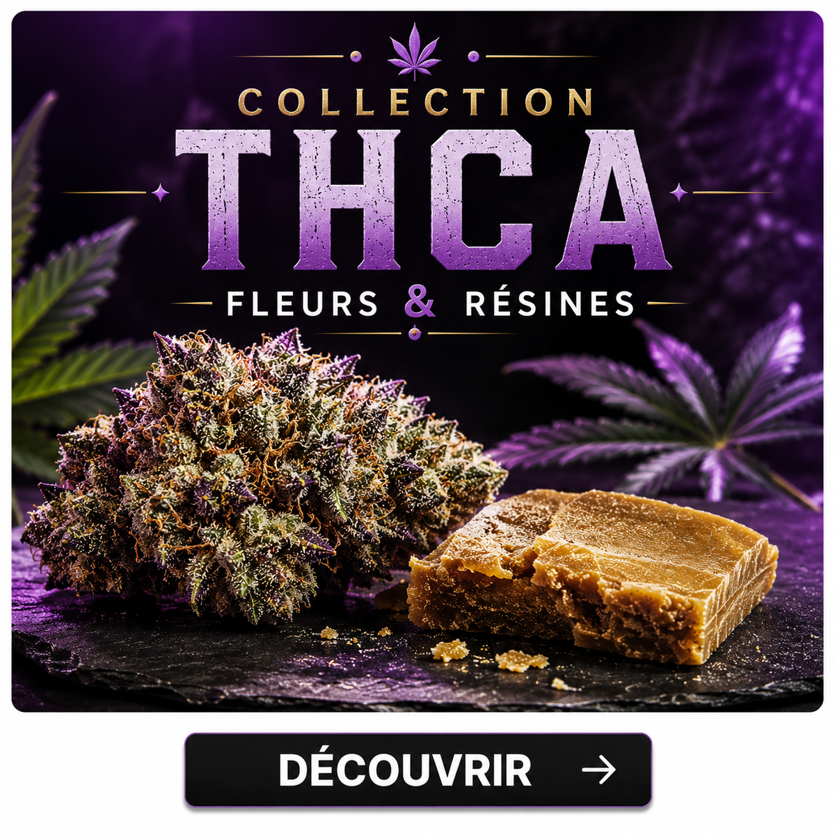 THCA FLEUR ET RESINE