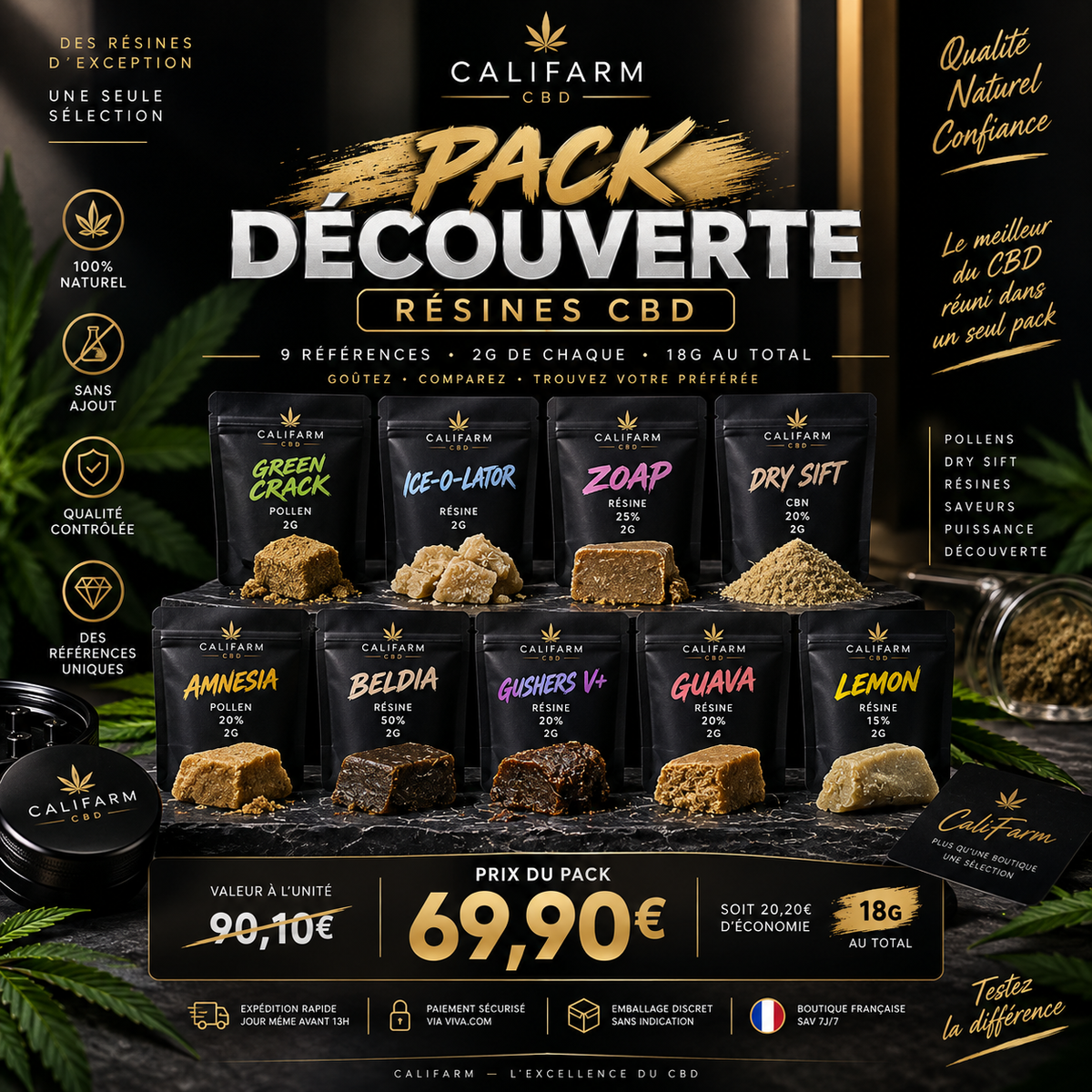 PACK DÉCOUVERTE RÉSINES