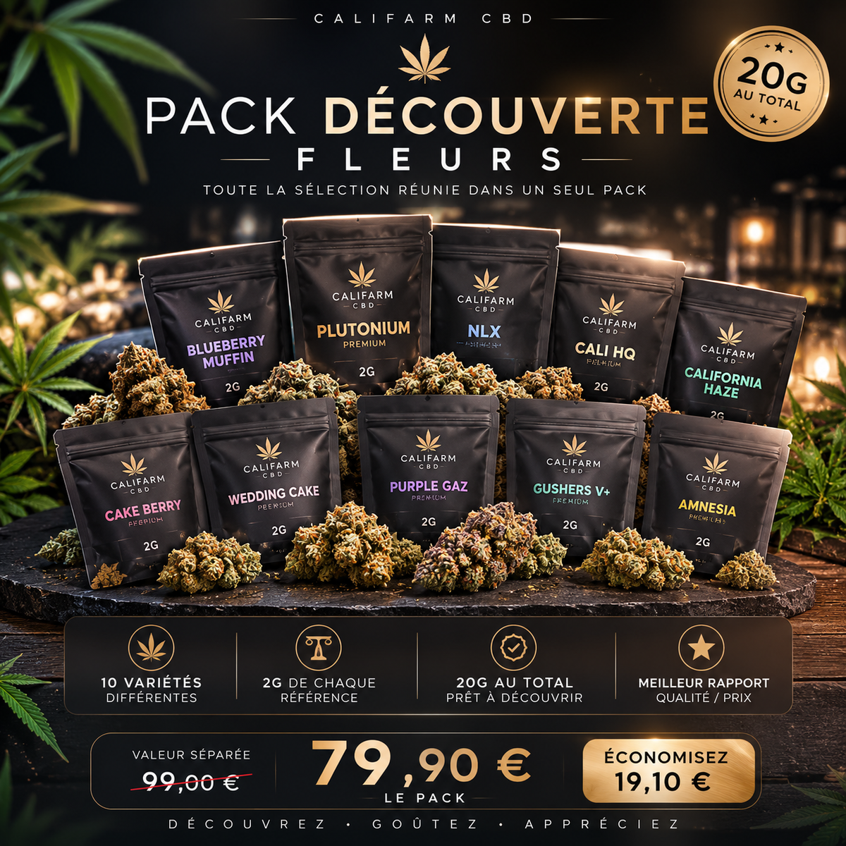 PACK DÉCOUVERTE FLEURS